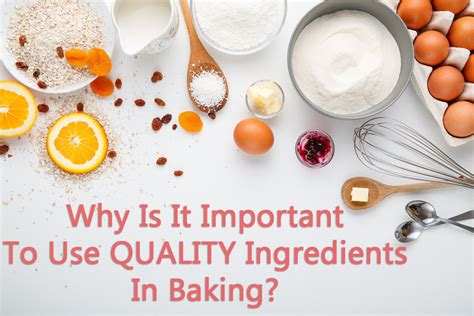 why are quality ingredients important